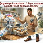 Типы продающего контента для воронки продаж