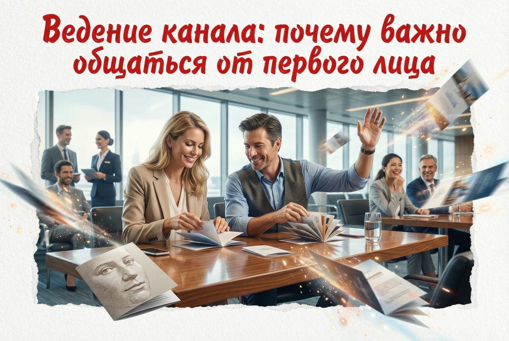 Ведение канала общения от первого лица