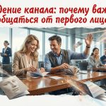 Ведение канала общения от первого лица
