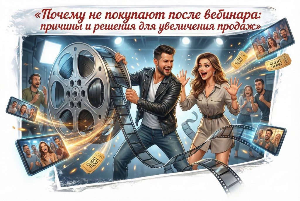 Причины и решения для увеличения продаж после вебинара