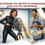 Живой вебинар о том, как сделать его интерактивным.