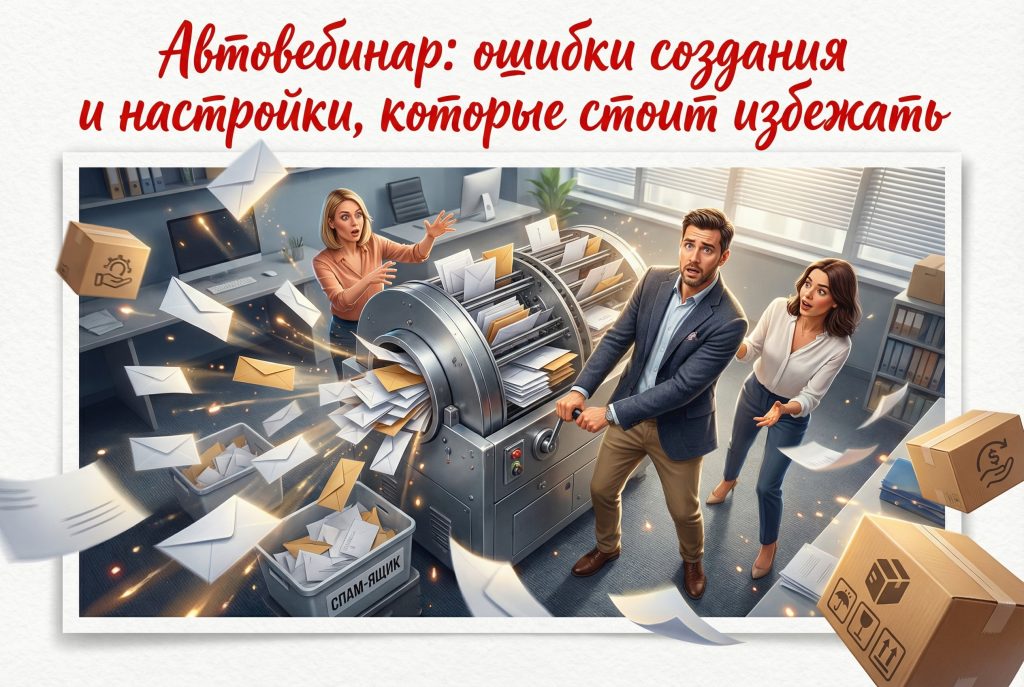 Ошибки создания и настройки автовебинара