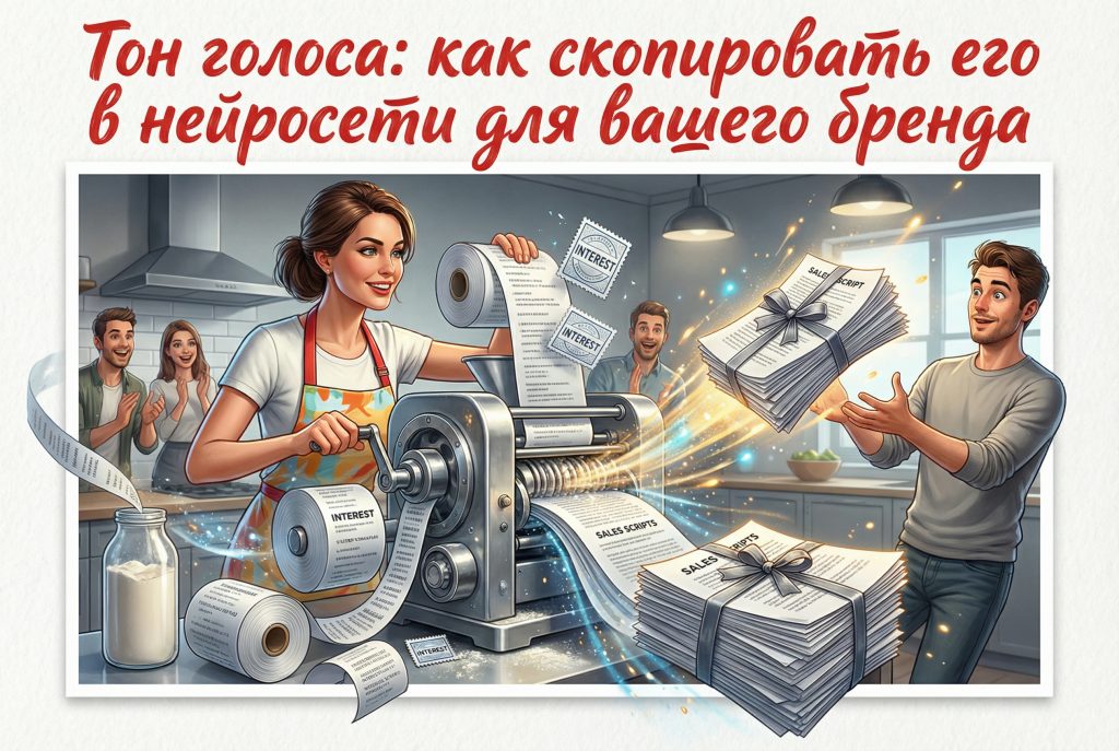 Тон голоса в нейросетях для брендирования