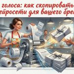 Тон голоса в нейросетях для брендирования