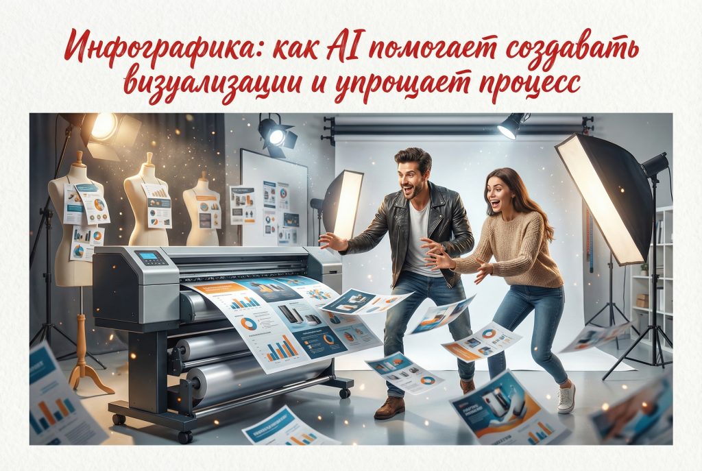 Инфографика о помощи AI в создании визуализаций