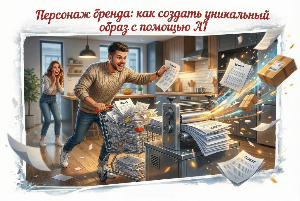 Создание уникального образа персонажа бренда с помощью ИИ