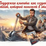 Поддержка клиента и создание полезного контента