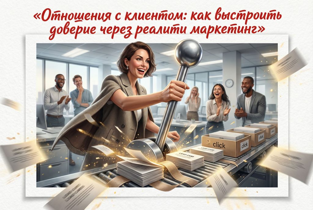 Доверие между клиентом и компанией через реалити маркетинг