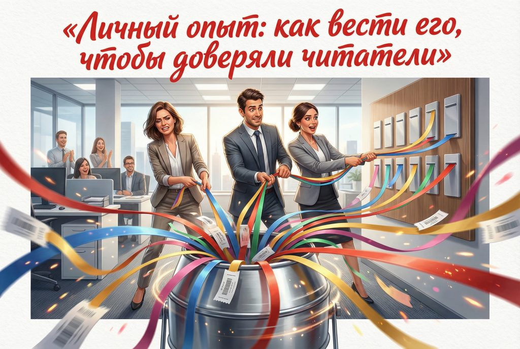 Личный опыт и доверие читателей