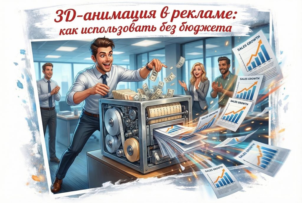 3D-анимация в рекламе без бюджета