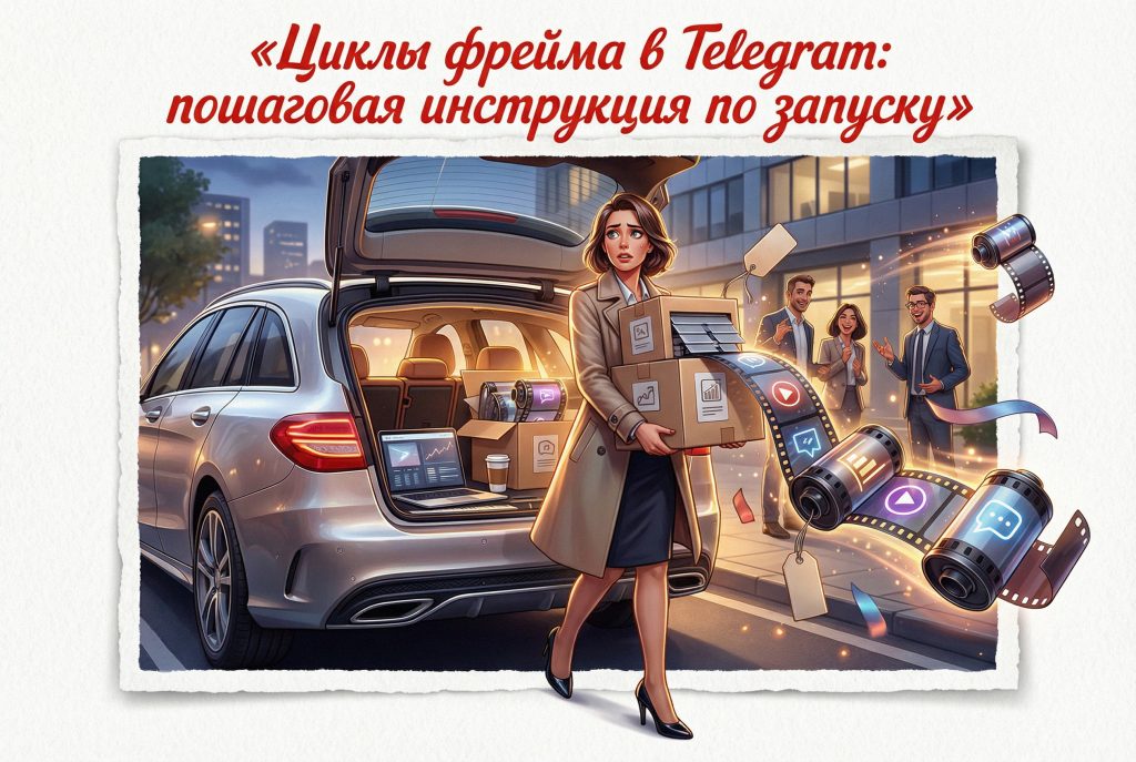 Схема запуска циклов фрейма в Telegram, пошаговая инструкция
