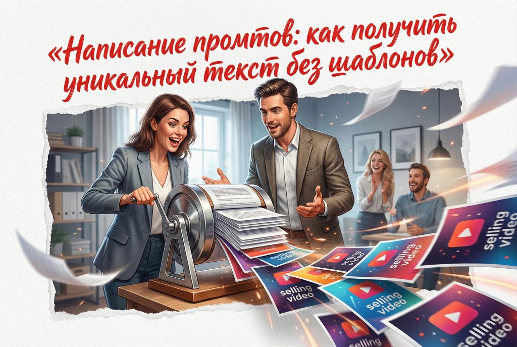 Схема написания эффективных промтов для генерации уникального контента нейросетью