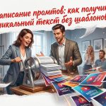 Схема написания эффективных промтов для генерации уникального контента нейросетью