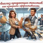 Инфографика анализа продающих текстов и измерения их эффективности