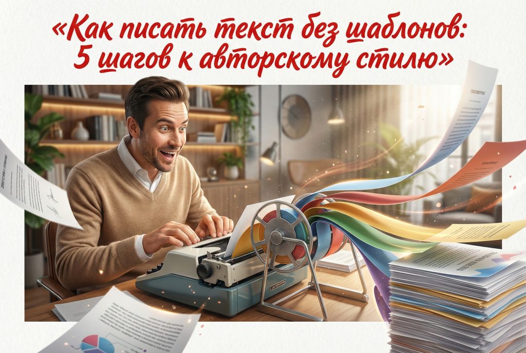 Написание уникального текста без шаблонов: развитие авторского стиля