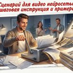 Пошаговая инструкция написания сценария для видео с помощью нейросети