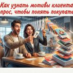 Иллюстрация к статье о выявлении мотивов клиента и понимании покупателя с помощью одного вопроса