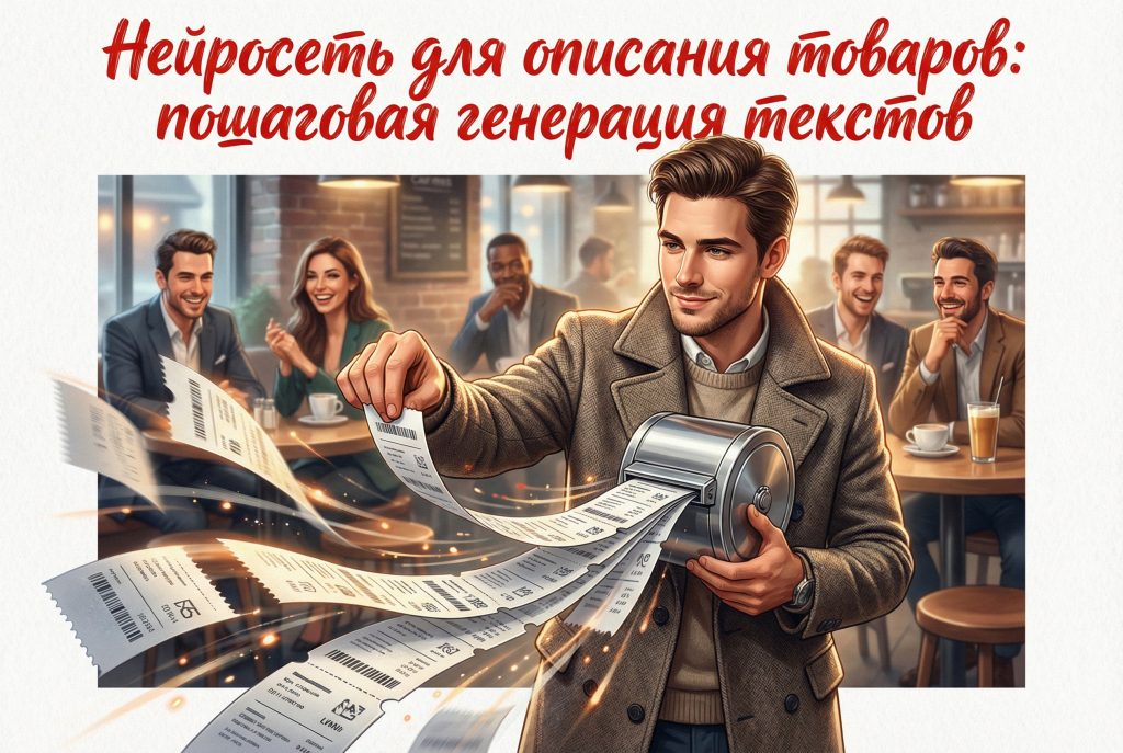 Процесс генерации текста описания товара с помощью нейросети для e-commerce