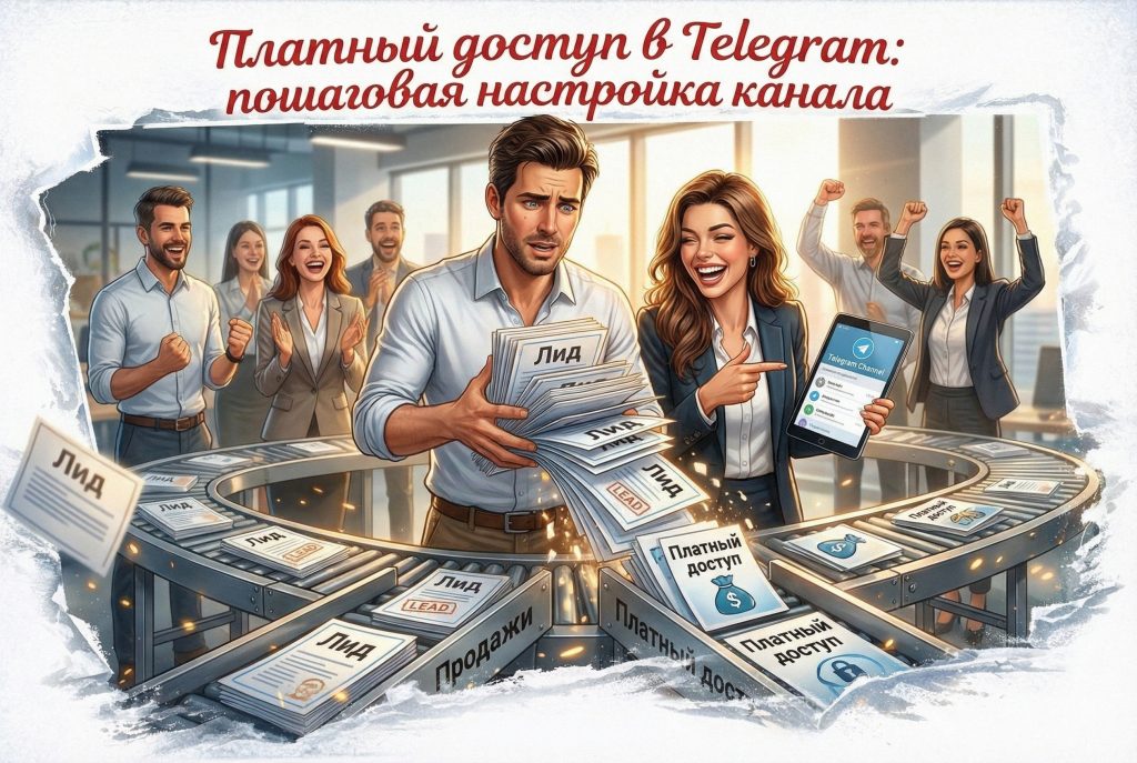 Пошаговая настройка платного канала в Telegram для монетизации