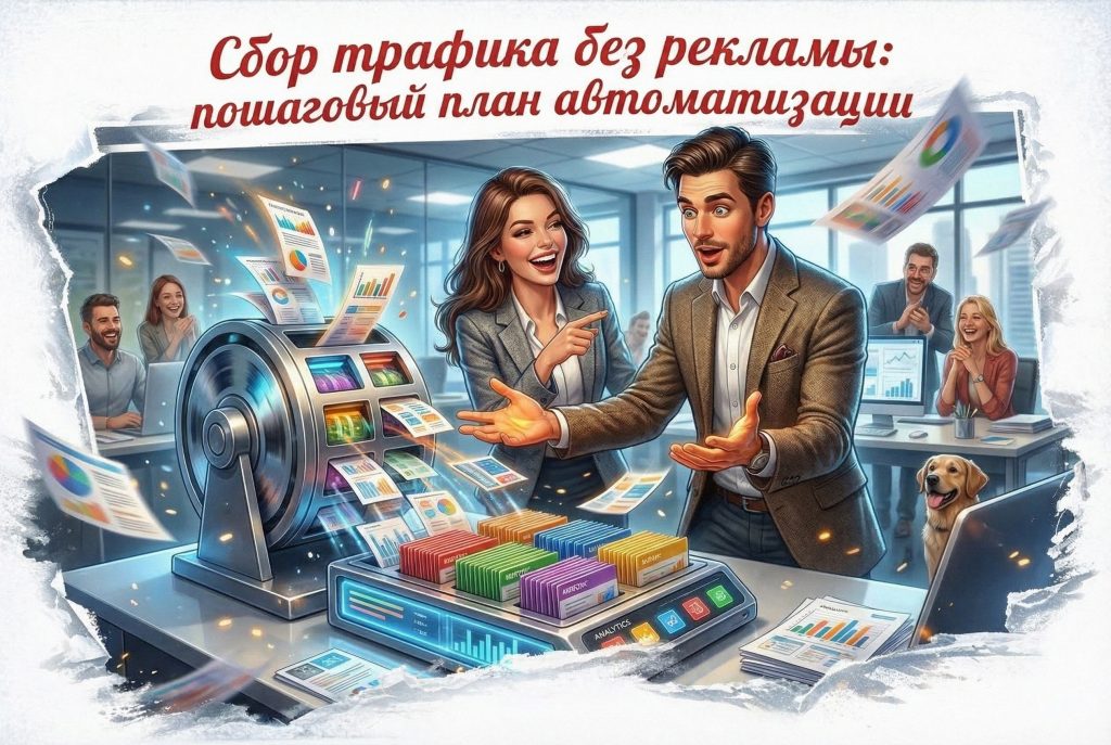 Пошаговый план автоматизации для сбора органического трафика без платной рекламы