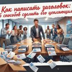 Иллюстрация 5 способов создания цепляющего заголовка для текста