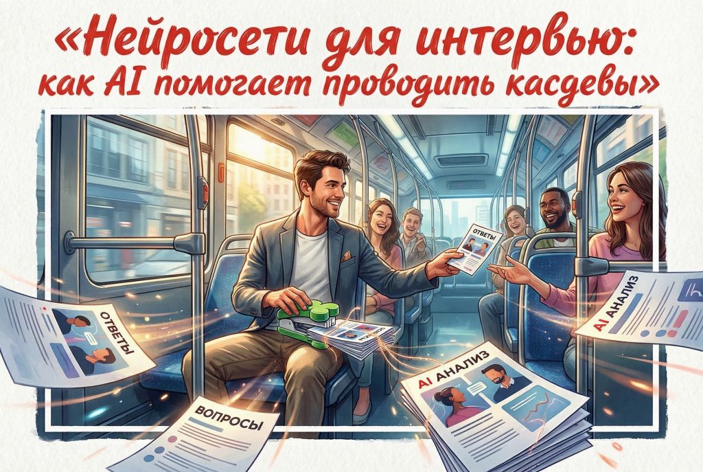 Использование нейросетей и искусственного интеллекта для проведения глубинных интервью и касдевов