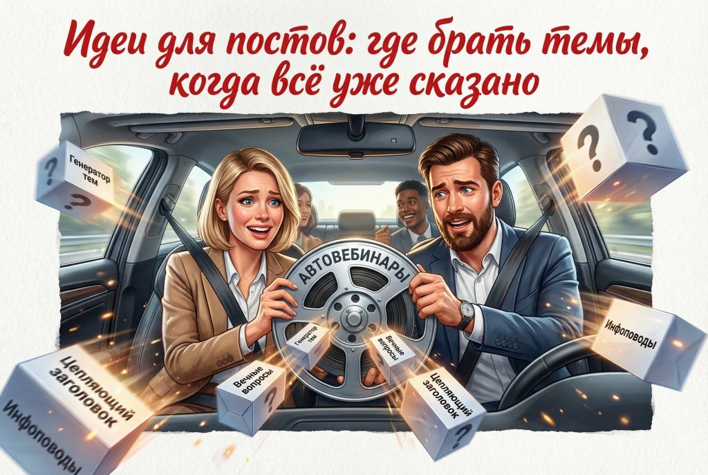 Где брать идеи для постов, когда кажется, что всё уже сказано - советы и источники вдохновения для контент-мейкеров