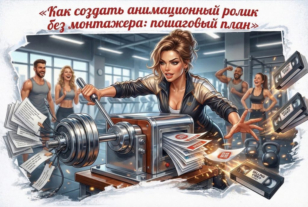 Пошаговый план создания анимационного ролика самостоятельно без профессионального монтажера