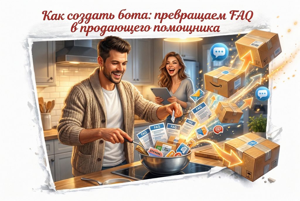 Руководство по созданию чат-бота, превращающего FAQ в продающего помощника